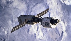 In 1998, the Zarya and Unity modules of the International Space Station were joined (Credits: NASA).