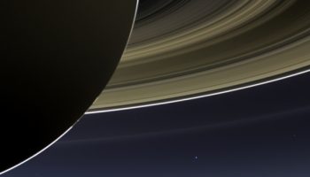 Earth viewed by Cassini from Saturn July 19, 2013 (Credits: NASA).