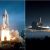 The lift off of Columbia (STS-1, 1981, on the left) and the landing of Atlantis (STS-135, 2011, on the right) mark the beginning and the end of a 31 year era of triumphs and tragedies (Credits: NASA).
