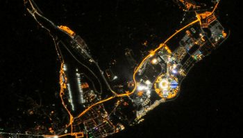 Mainstream media and the public they serve have been slow to embrace satellite imagery unless it's of highly recognizable features, such as this photograph taken from the International Space Station of the Sochi Olympics (Credits: NASA).
