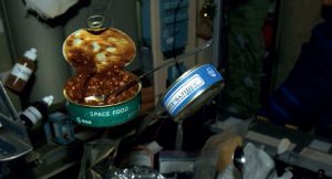 Most astronaut food comes prepackaged