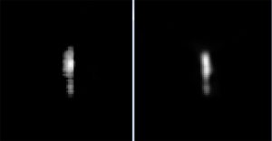 Two average images of the Agena for confirmation show comparable detail