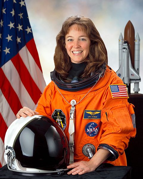 The dark sheep among female astronauts. Lisa Nowak was charged with attempted murder of a love rival just months after her spaceflight in 2006. Her case raised many questions about the selection criteria for US astronauts (Credits: NASA).