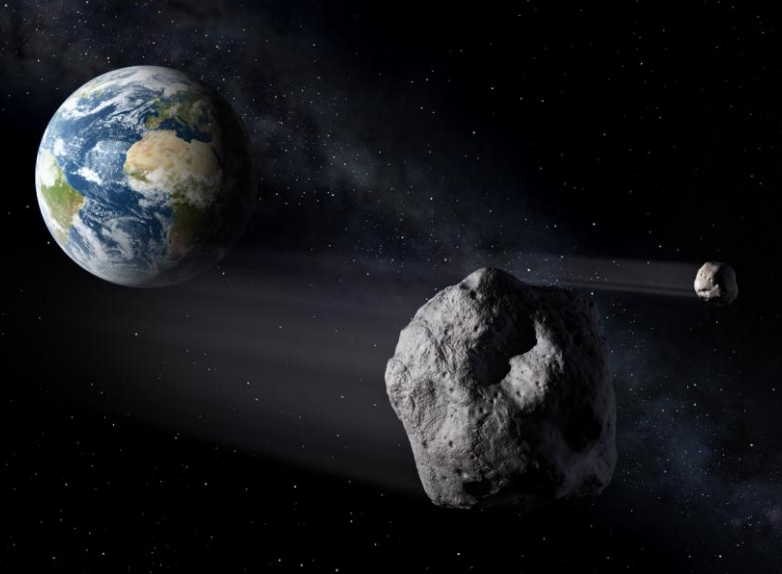 Some near Earth objects may pose a threat of collision with the planet (Credits: Secure World Foundation).