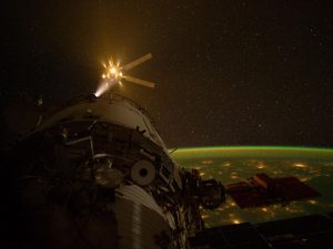 ATV-3 approaching station