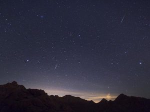 2012 Quadrantid meteors over the Mojave Desert (Credits: Wally Pacholka/TWAN/National Geographic).