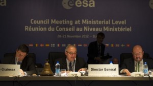 ESA's Director Generale Jean Jaques Dordain at the ministerial held in Naples, on November 2012 (Courtesy: ESA).
