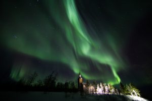 "This is for me so far 6 nights out of 6 with beautiful auroras in the sky," says Finnish photographer Rayann Elzein (Credits: Rayann Elzein/spaceweather.com).