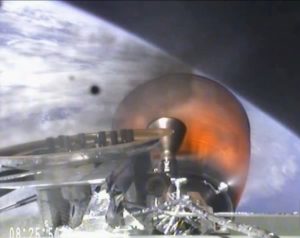 Dragon separates from Falcon 9 during March 1 launch (Credits: SpaceX). 