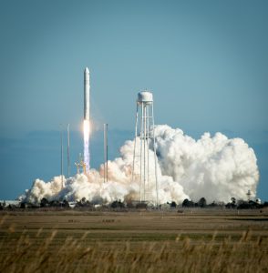 Antares Rocket Test Launch at Wallops Flight Facility in Virginia (Credits: NASA/Bill Ingalls).