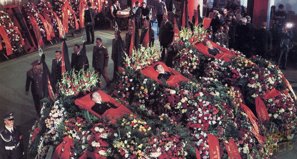The funerals of the crew of Soyuz 11.