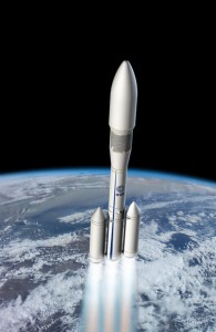 Artist's conception of Ariane 6. (Credit: ESA)