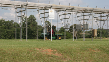 A stretch of detectors in the Air Force Space Surveillance System (AFSSS), or space “fence” (Credits: USAF/Five Rivers Services).