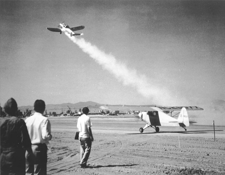 First flight of the JATO (Credits: NASA).