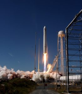 Orbital Sciences Corporation launched the first of the company’s Cygnus spacecraft bound for the International Space Station today, Sept. 18, at 10:58 a.m. EDT from NASA’s Wallops Flight Facility in Virginia (Credits: Jason Rhian / AmericaSpace).