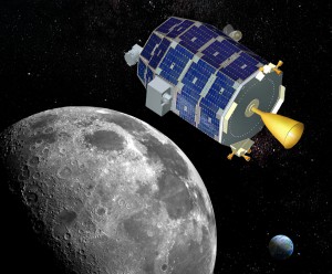 LADEE probe will investigate thin lunar atmosphere and perform laser communications tests (Credits: NASA).