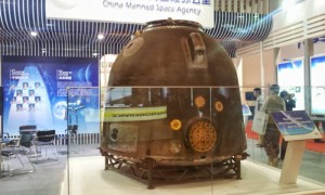 Shenzhou 10 reentry capsule. The module was used by  Nie Haisheng, Zhang Xiaoguang and Wang Yaping to return back on Earth (Credits: Matteo Emanuelli)