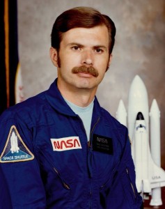 Dale Gardner in his official NASA portrait (Credits: NASA).