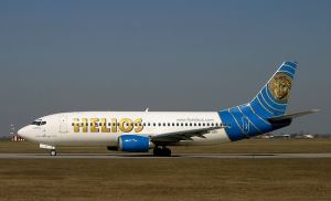 A Helios Airways Boeing 737-31S at Ruzyne Airport (PRG / LKPR). This aircraft crashed on Greek soil on 14 August 2005 (Credits: Alan Lebeda).