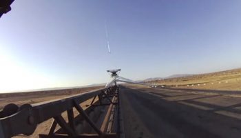 Low density supersonic accelerator tests Mars landing gear (Credits: JPL).