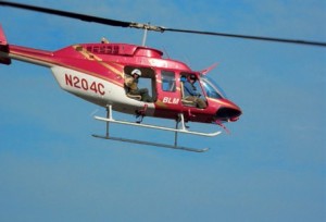 Ciannilli searches for Columbia debris by helicopter