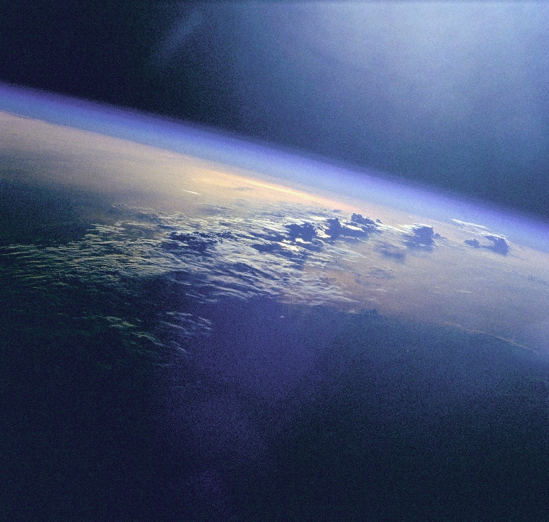 Clouds seen from STS-96 don't need silver lining
