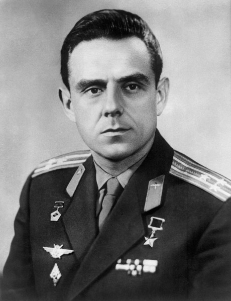Cosmonaut Vladimir Komarov 's official portrait