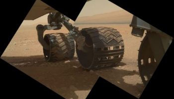 Mars rover Curiosity's wheels