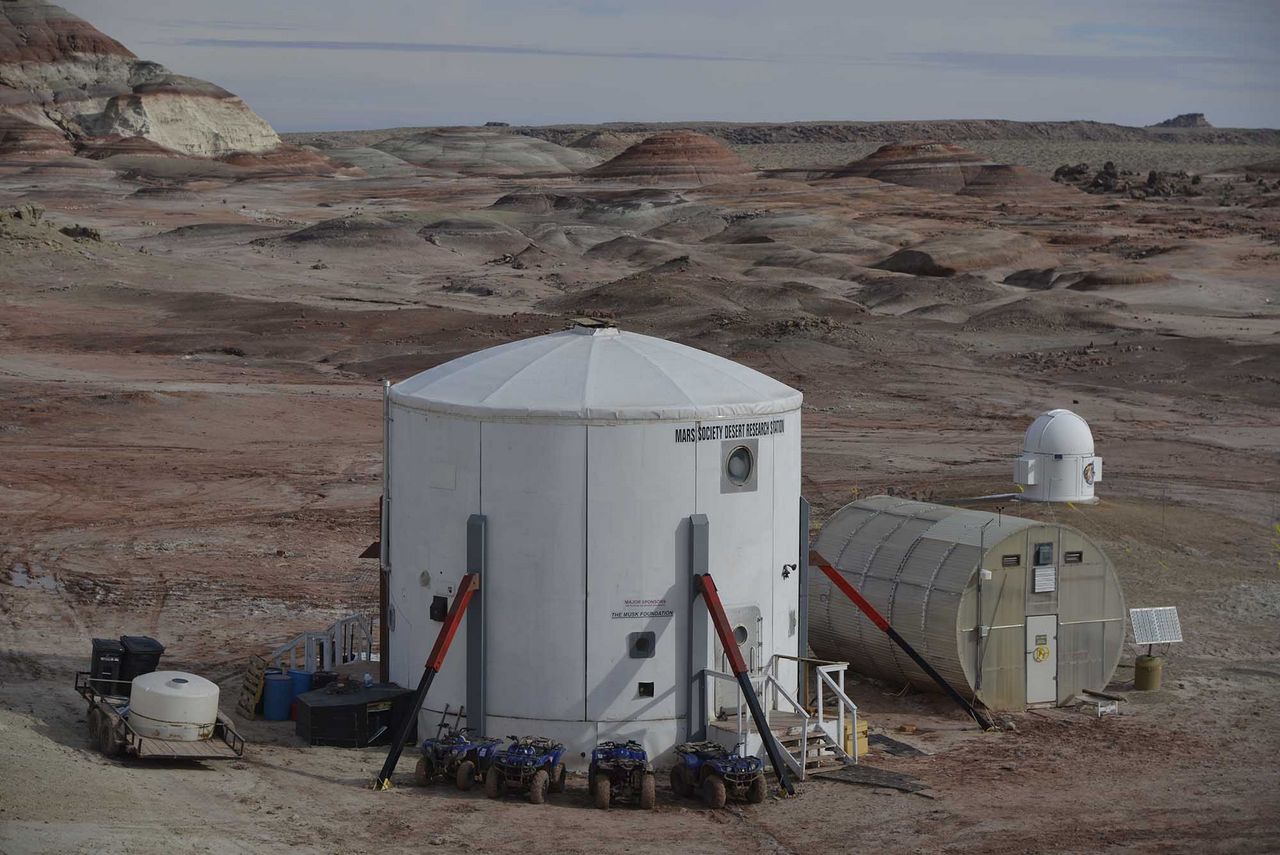 The Mars Desert Research Station in Utah