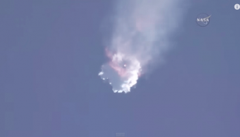 The SpaceX CRS-7 explodes minutes after it launches on June 28. credits:NASA
