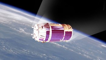 Japanese cargo vehicle HTV re-entry into Earth atmosphere