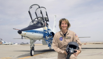 Virgin Galactic's newest pilot, Kelly Latimer. credits: NASA